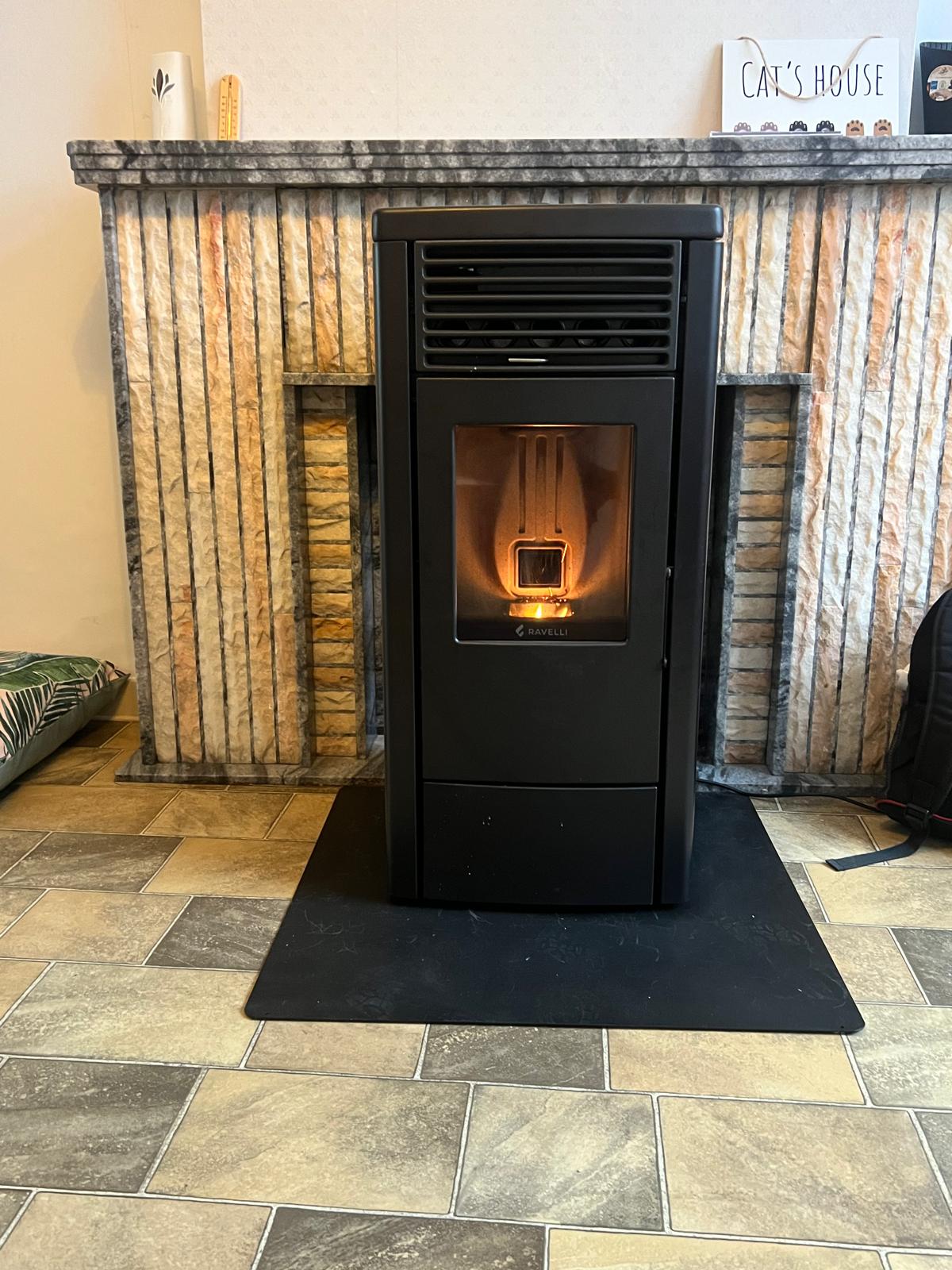 Installation poêle à pellets - JF Chauffage